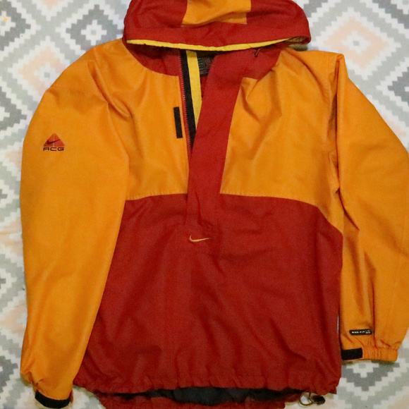 nike acg jacket orange